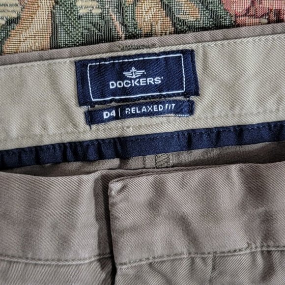 Dockers Pants Mens 39x28* Brown D4 Relaxed Fit Straight Leg - Picture 11 of 13